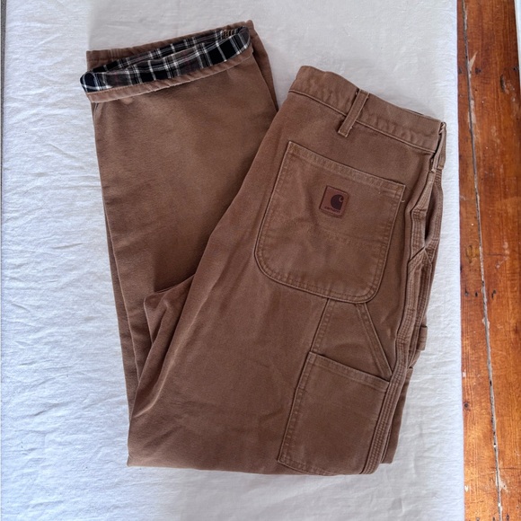 Carhartt Other - Carhartt Men’s Firm Duck Lined Carpenter Pant Loose Original Fit 34x32 Workwear